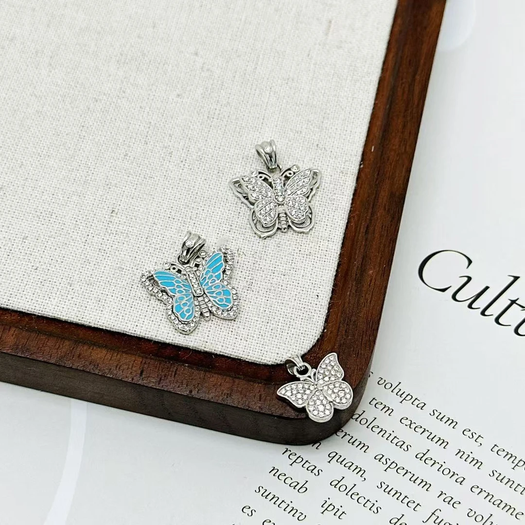 云珑铂金 铂金PT950 蝴蝶吊坠