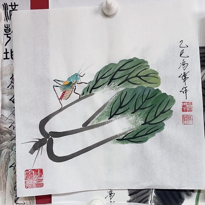 国画冯老师手绘作品