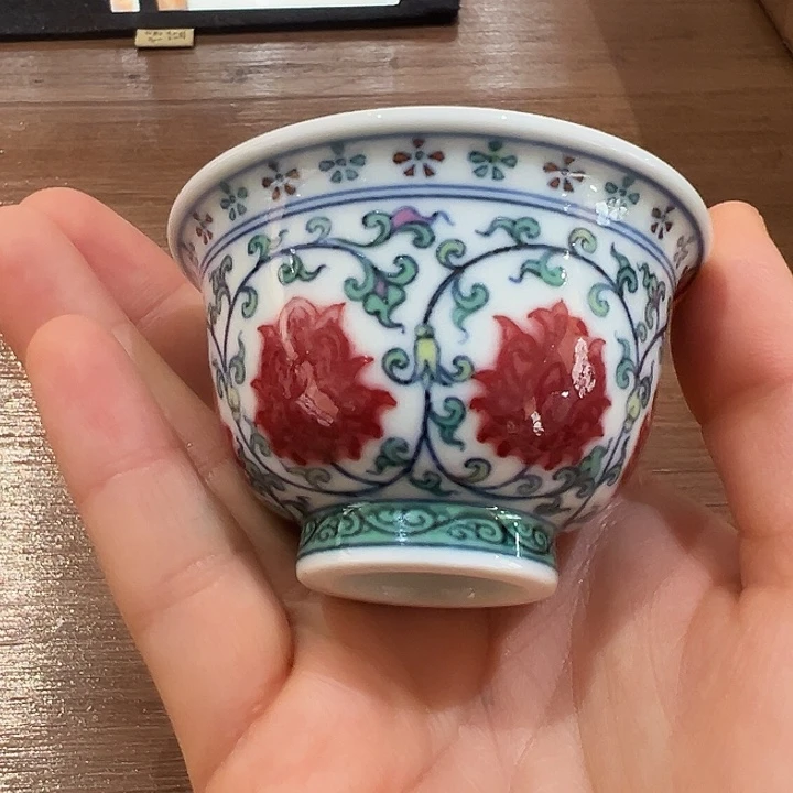 子君堂青花斗彩釉里红