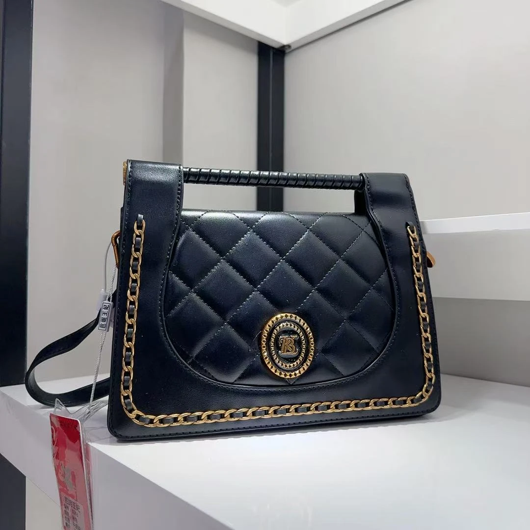 小田姐姐 王妃 时尚斜挎包 8843黑色