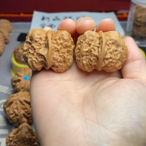 把件文玩核桃38.40蛤蟆头