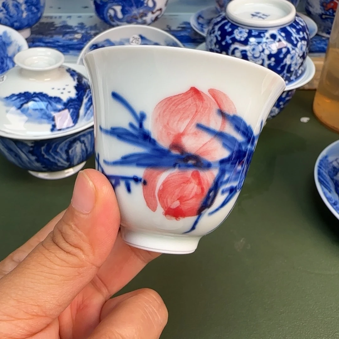 景德镇纯手绘茶具圆圆264