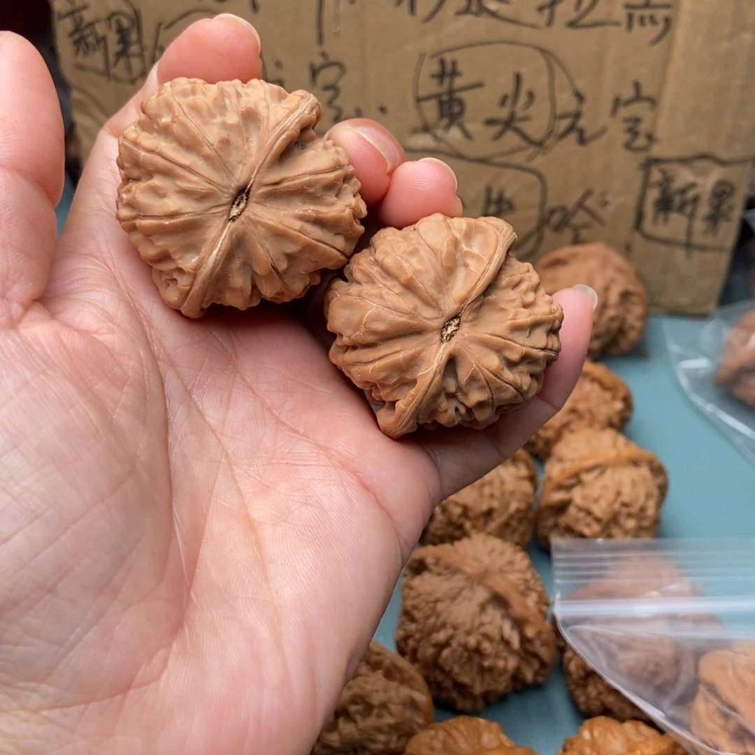 小***金吊坠文玩核桃凤凰台47