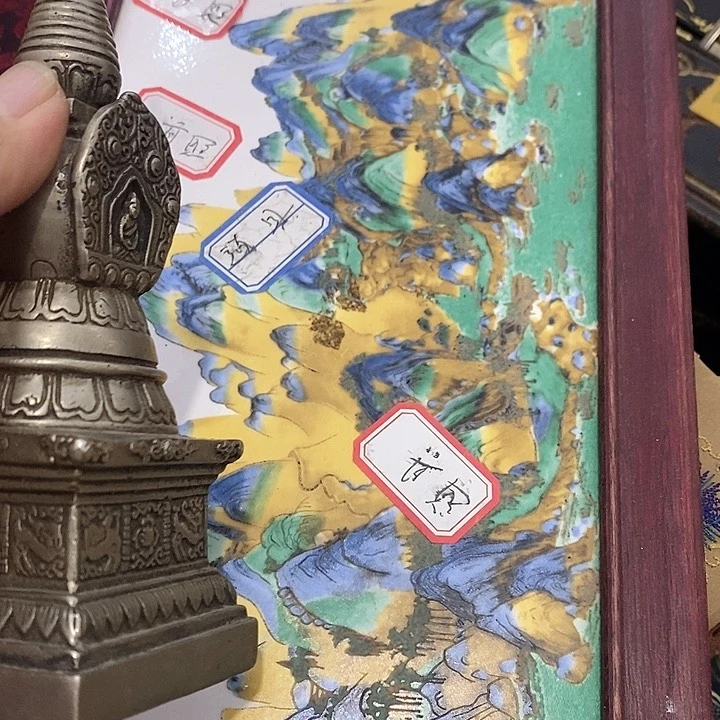 工艺品陶瓷花瓶工艺品瓷片瓷片瓷片