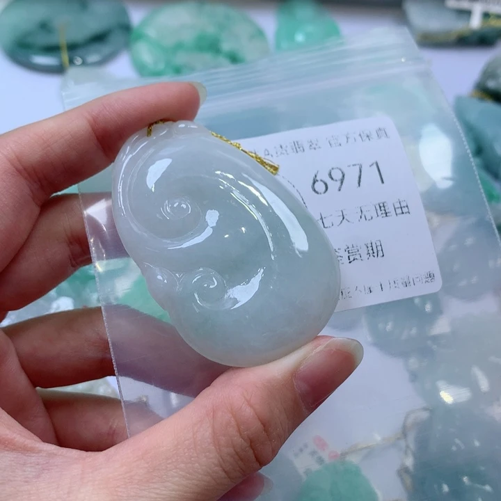 颈饰银S925镶嵌翡翠翡翠