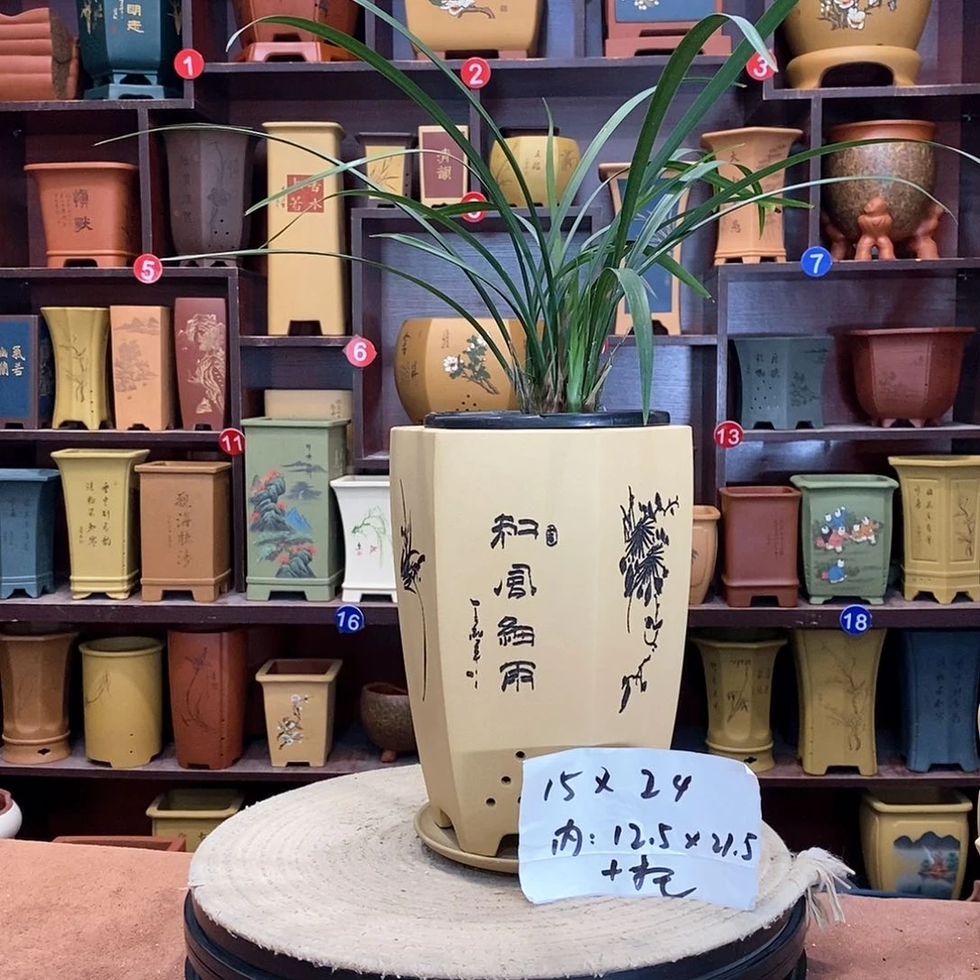 紫砂花盆紫砂花盆