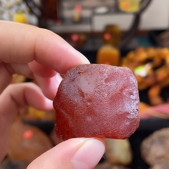 琥珀未镶嵌珠宝奇石海漂全皮