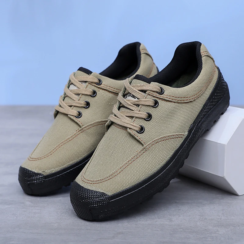 春季单鞋户外运动高帮鞋耐磨防滑工地工作鞋橡胶底胶鞋劳保男鞋子