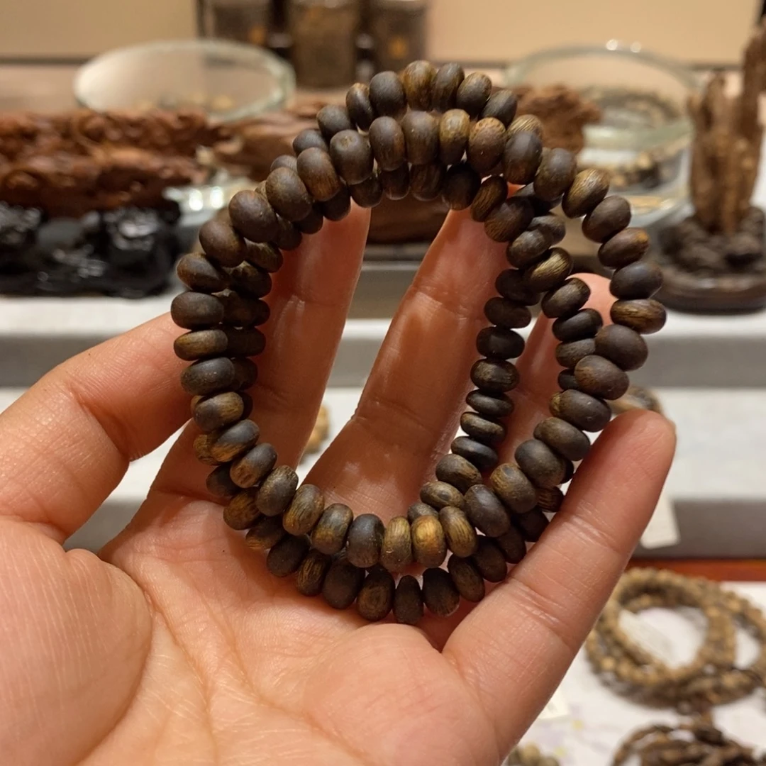 柠***~手串沉香油叶子 特价沉水 18克