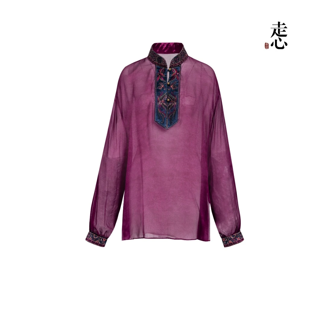 【走心非遗】百鸟朝凤套头衫25ZX9047