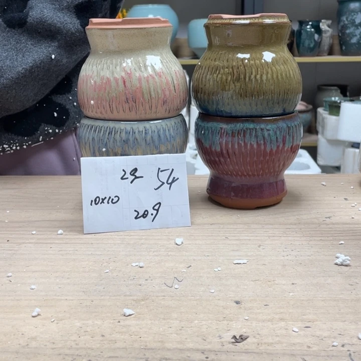 紫砂花盆多肉花盆微瑕54