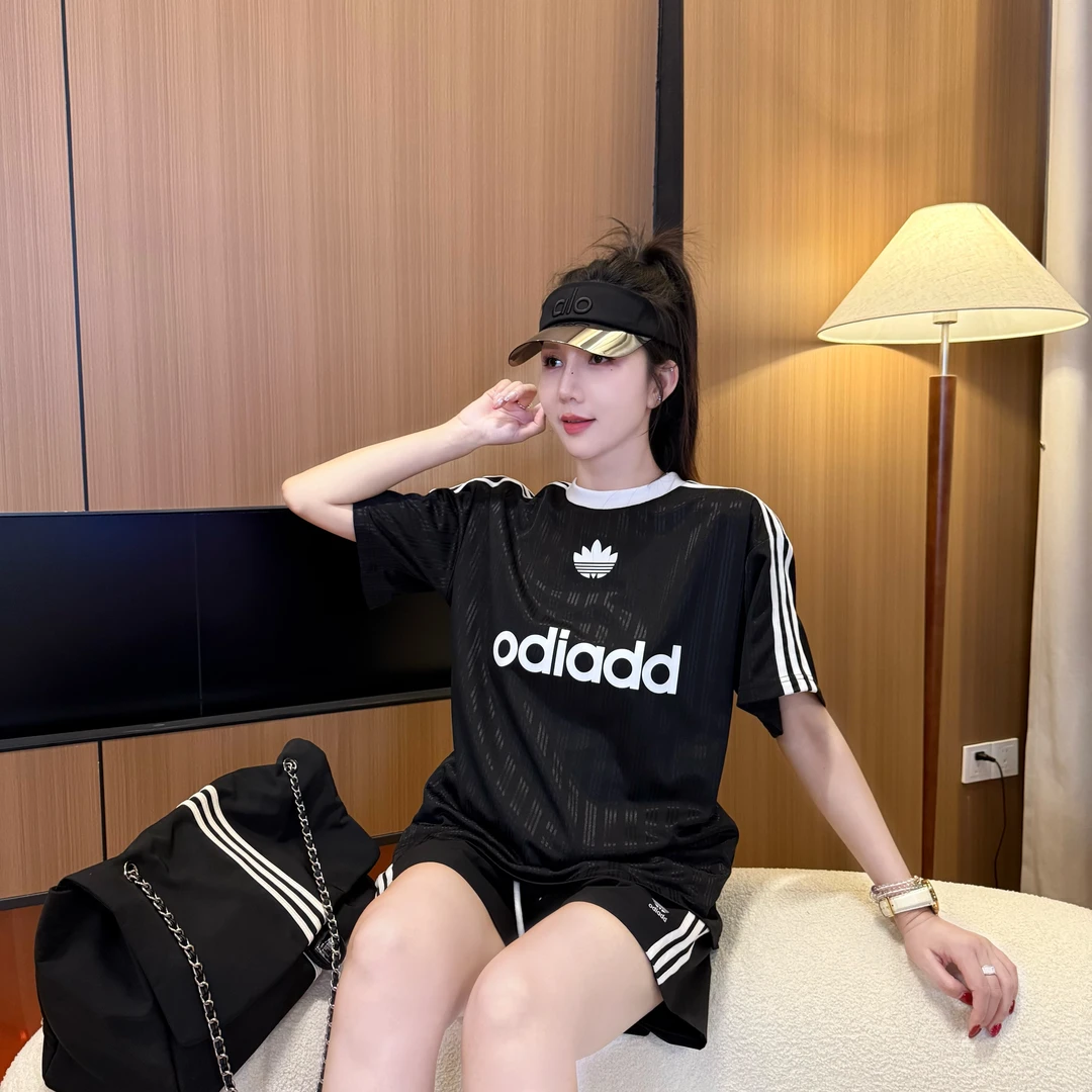 【流光晚宴】夏季新款速干休闲时尚凉感潮流运动圆领拼接短袖07-1