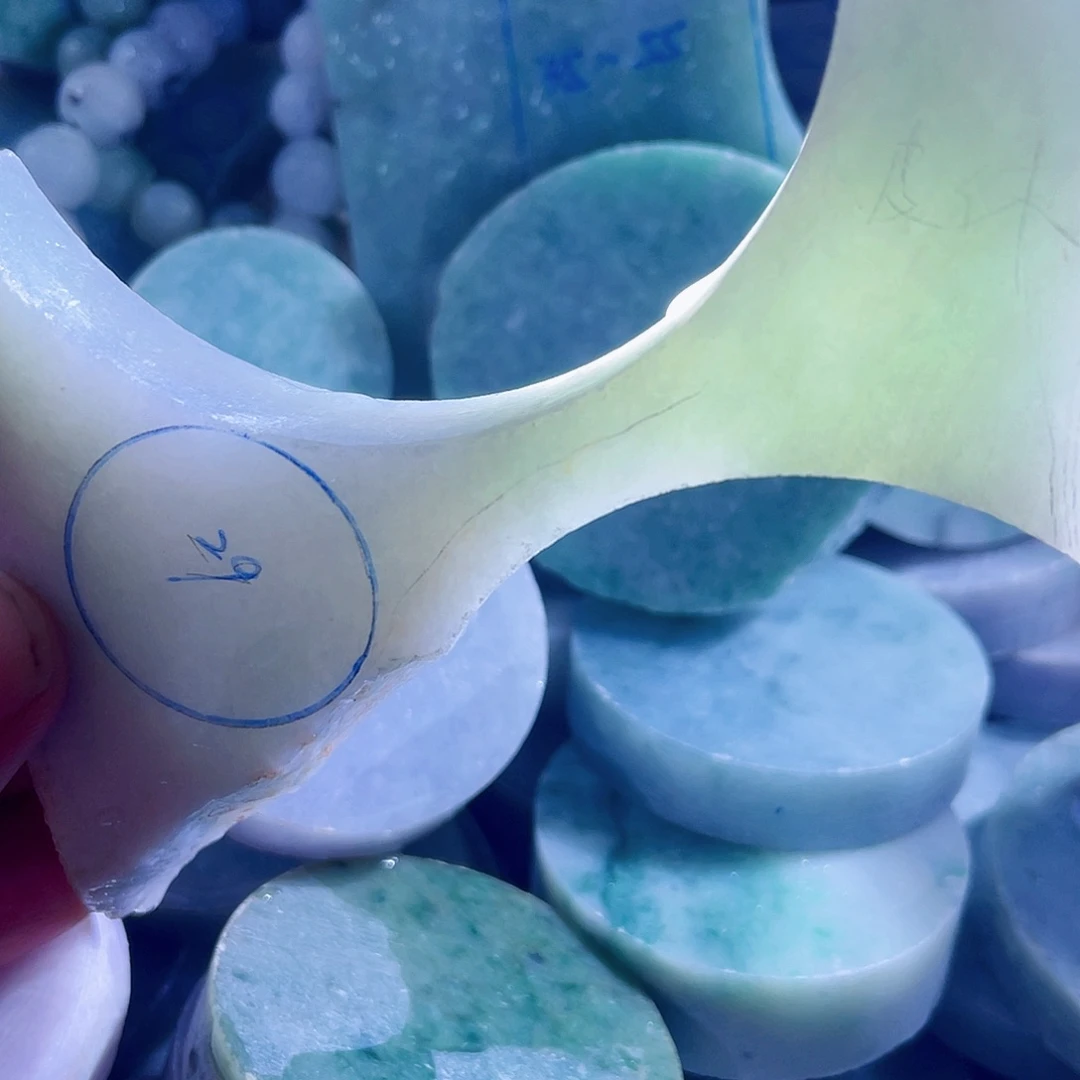 翡翠散珠天然翡翠A货