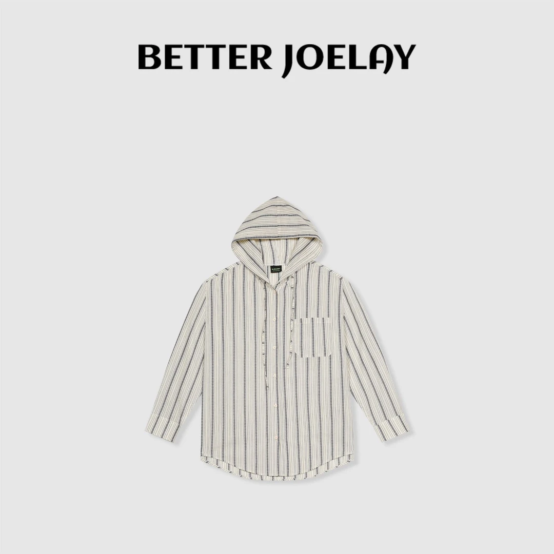 BETTER JOELAY -【西西里】连帽衬衫韩版时尚运动百搭休闲Z0537