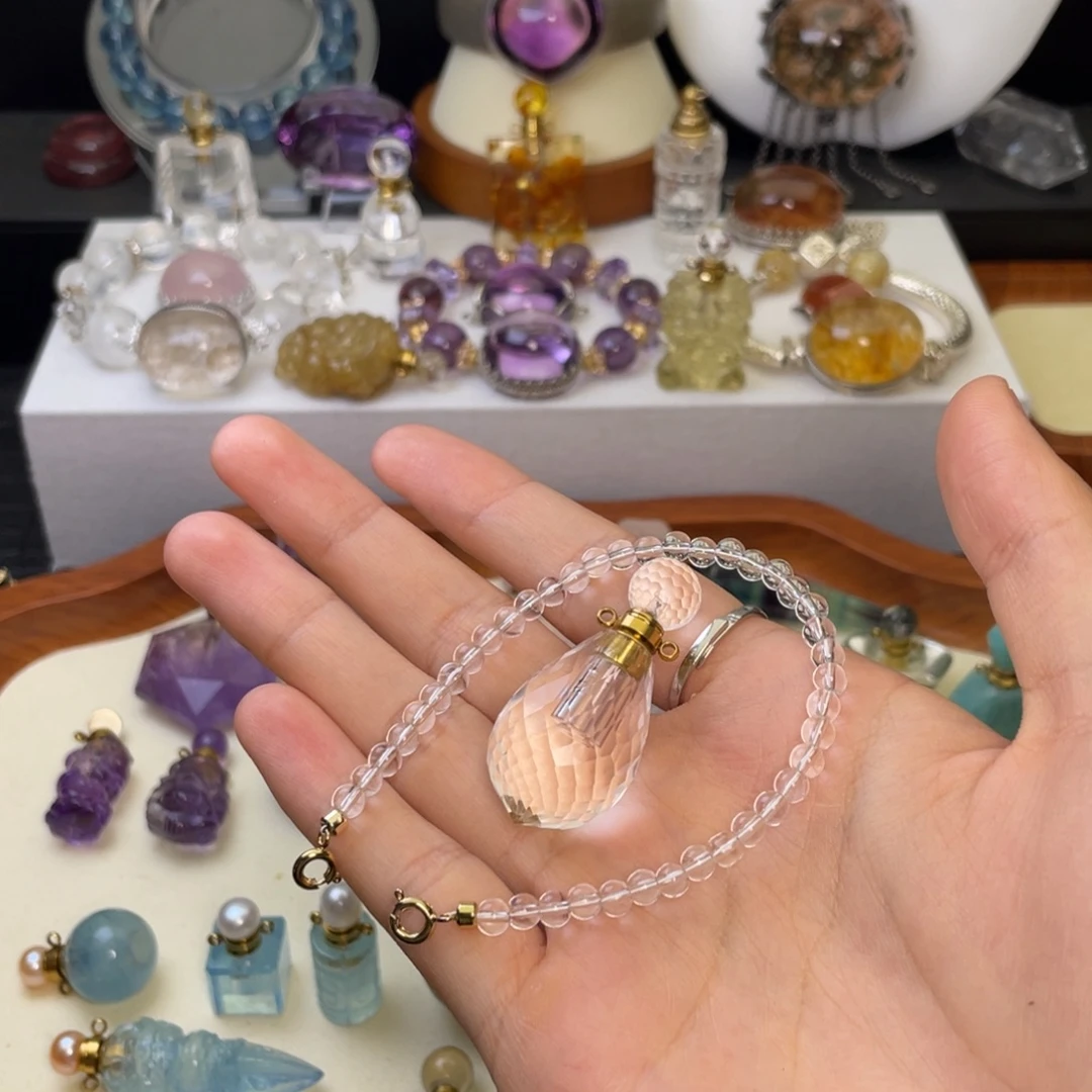 *****颈饰未镶嵌水晶天然水晶吊坠056