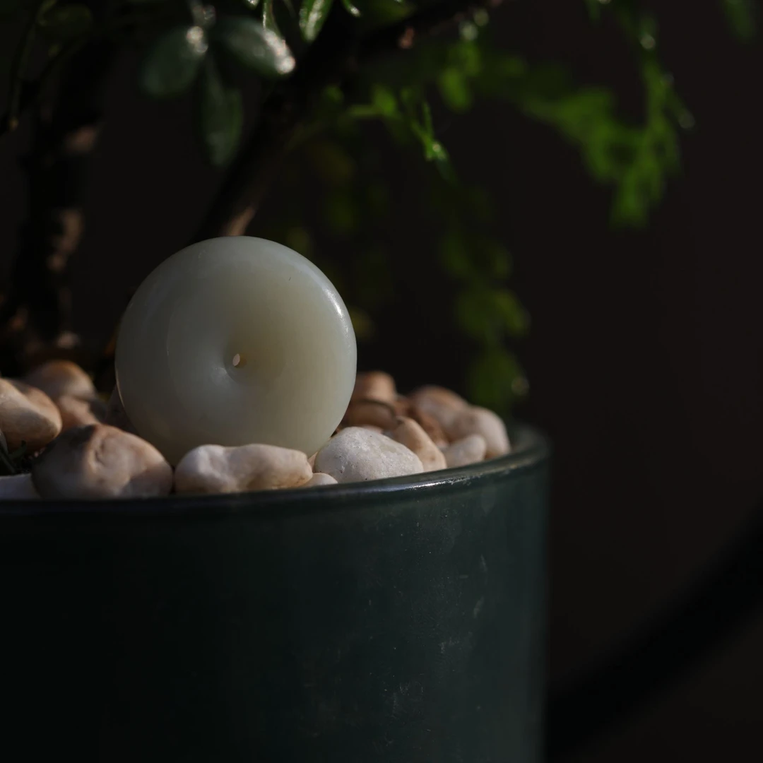 【臻玉之堂】散货福利 和田碧玉 素面平安扣