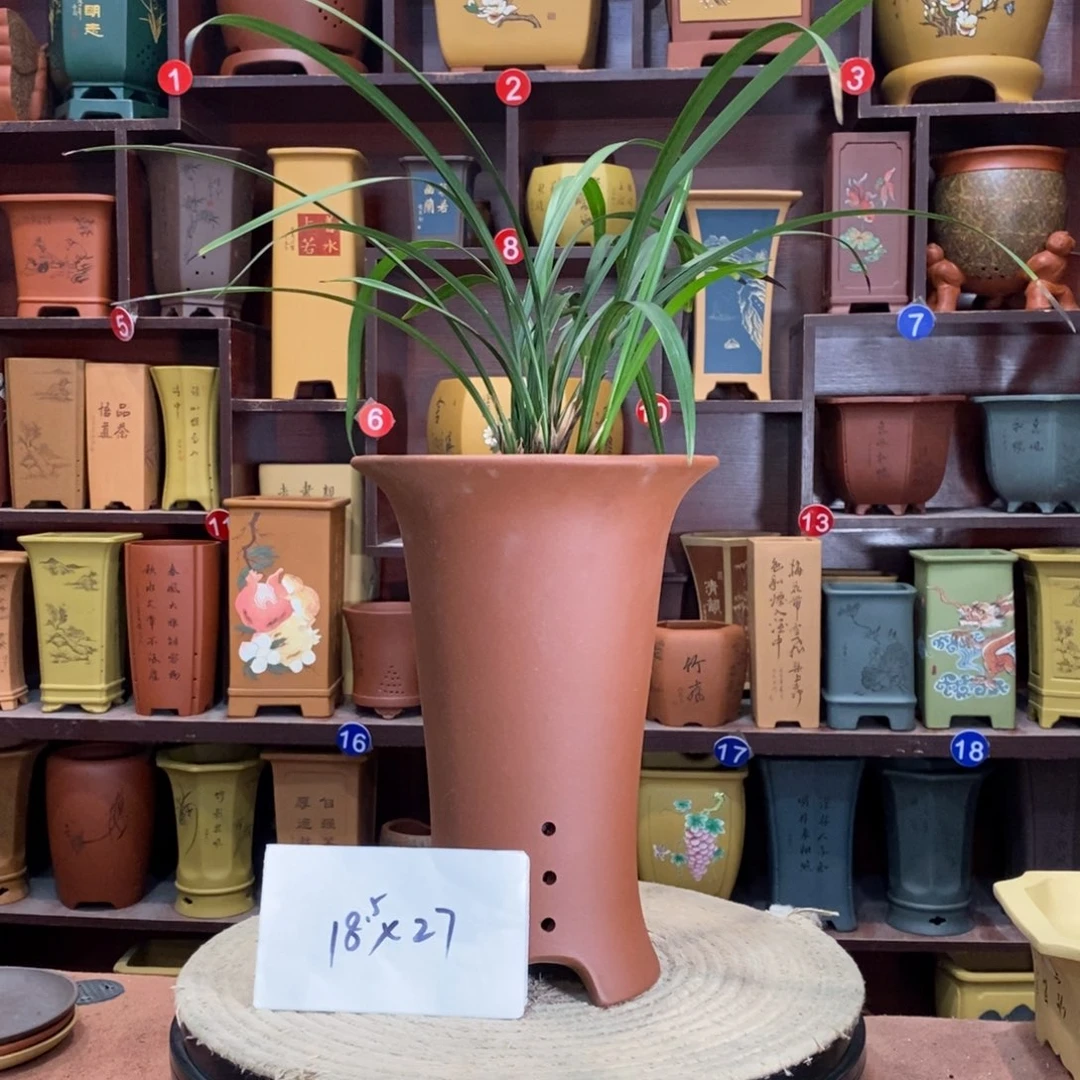 紫砂艺术紫砂花盆