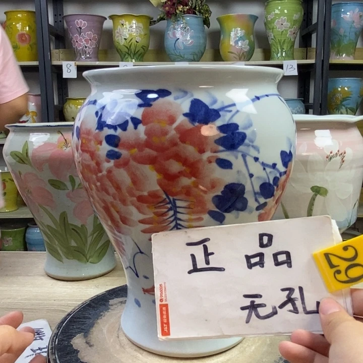 景德镇高温陶瓷花盆
