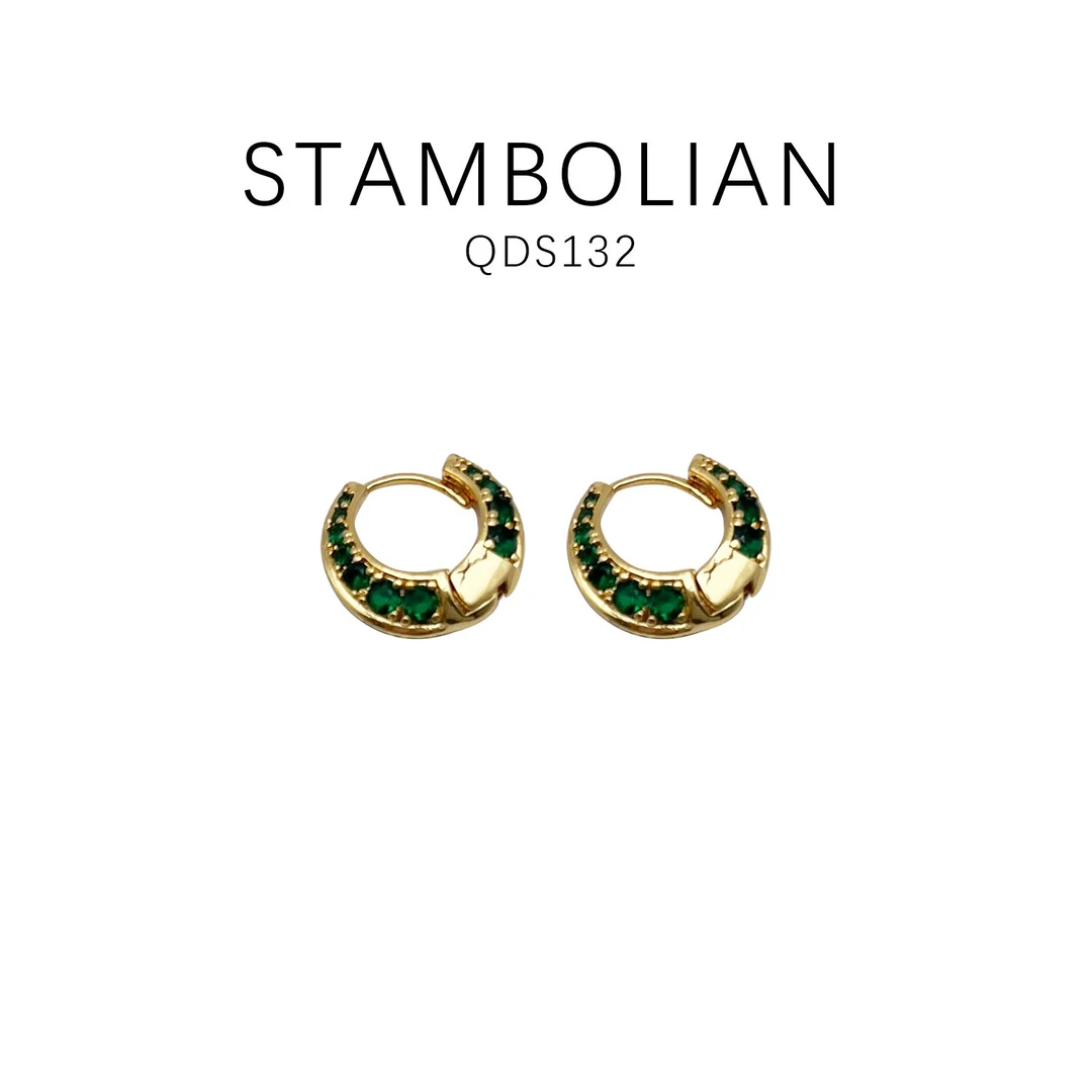 铜合金耳饰 设计师高级时尚百搭款耳饰 ~QDS132