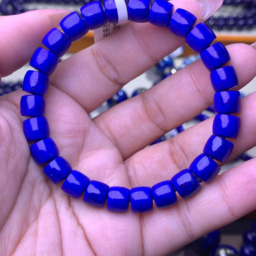 青金石未镶嵌手串8m