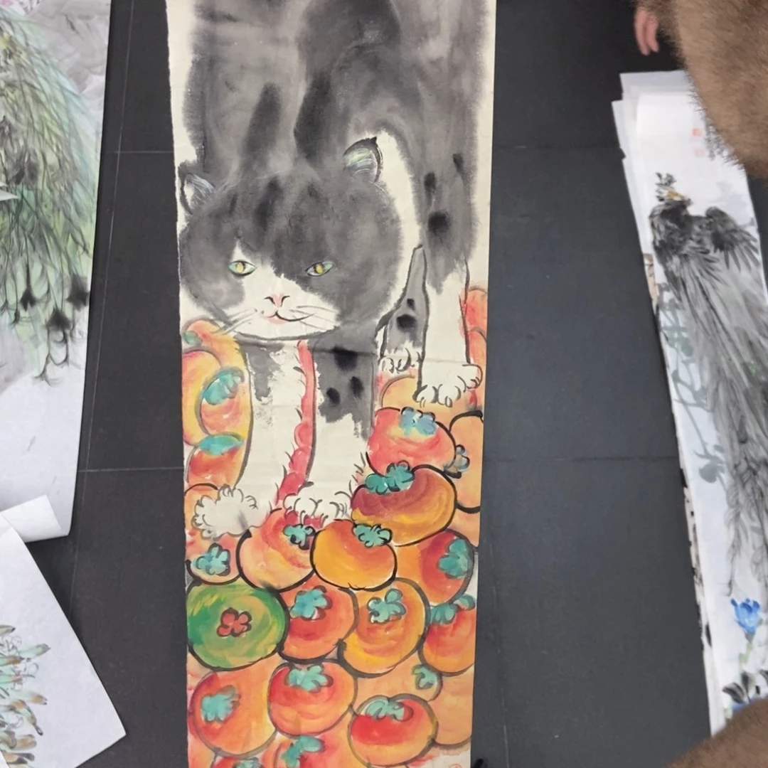 _***！国画墨鱼精品墨鱼精品
