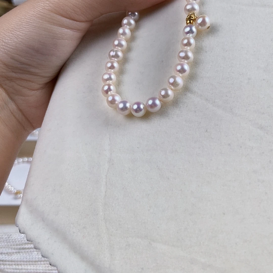 淡水珍珠手绳银S925镶嵌