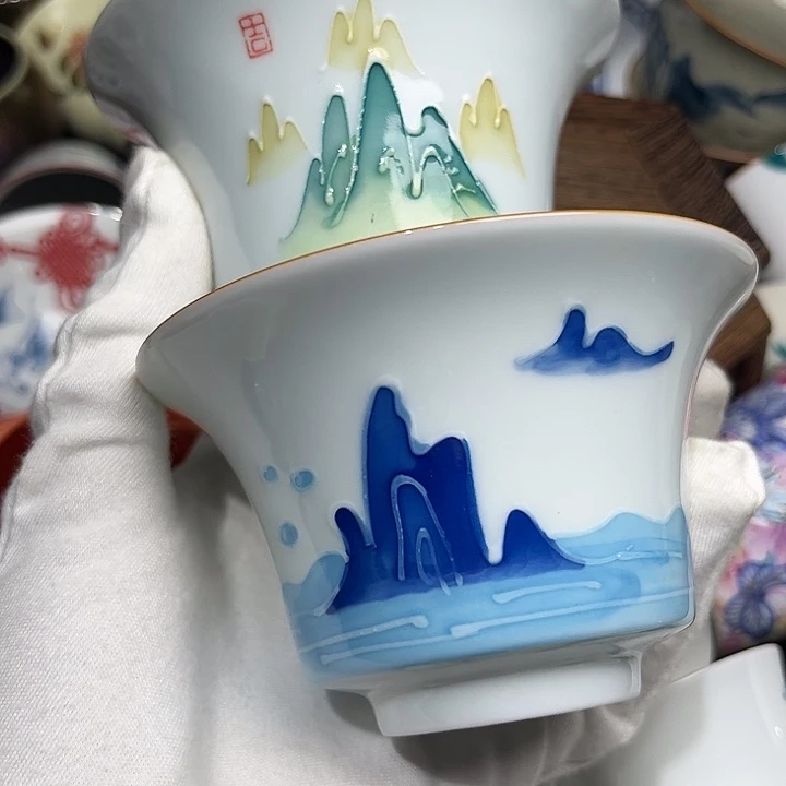 2只微瑕茶具茶具茶具