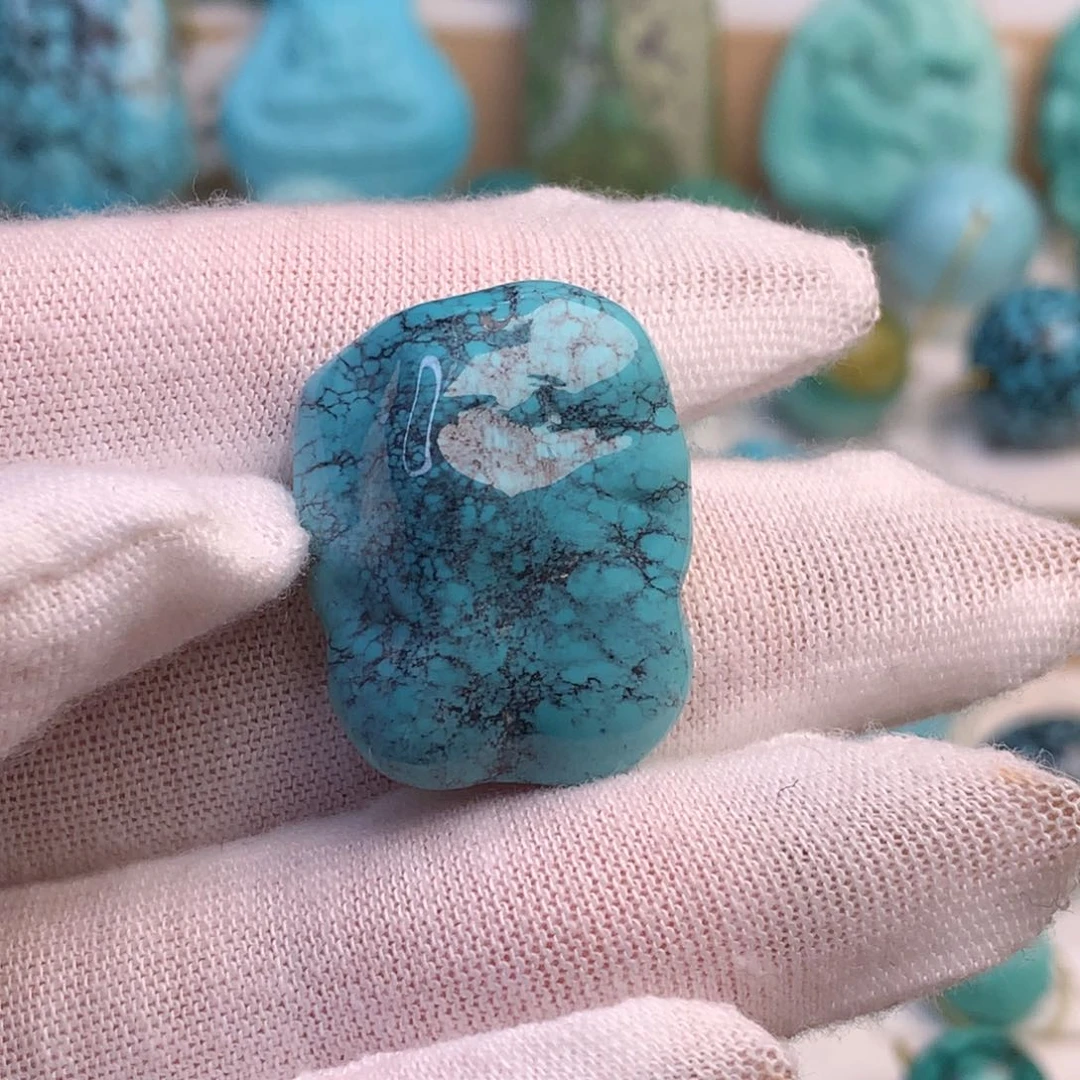 绿松石珠宝奇石未镶嵌