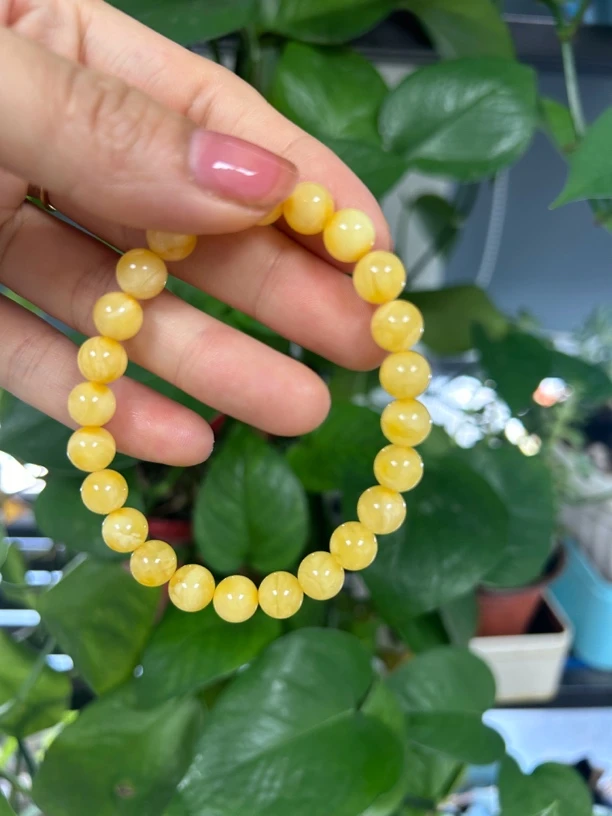 非金属仿水晶手链 泰米亿蜜la圆型手串
