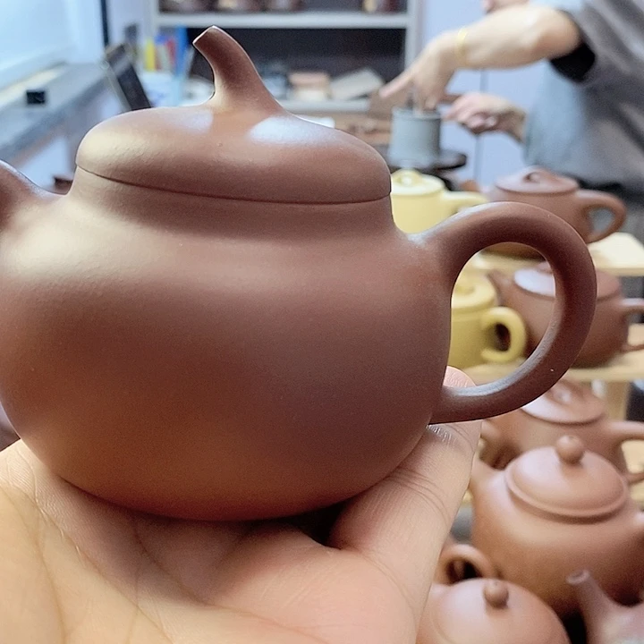 茶壶紫砂星*半手工制作茄段