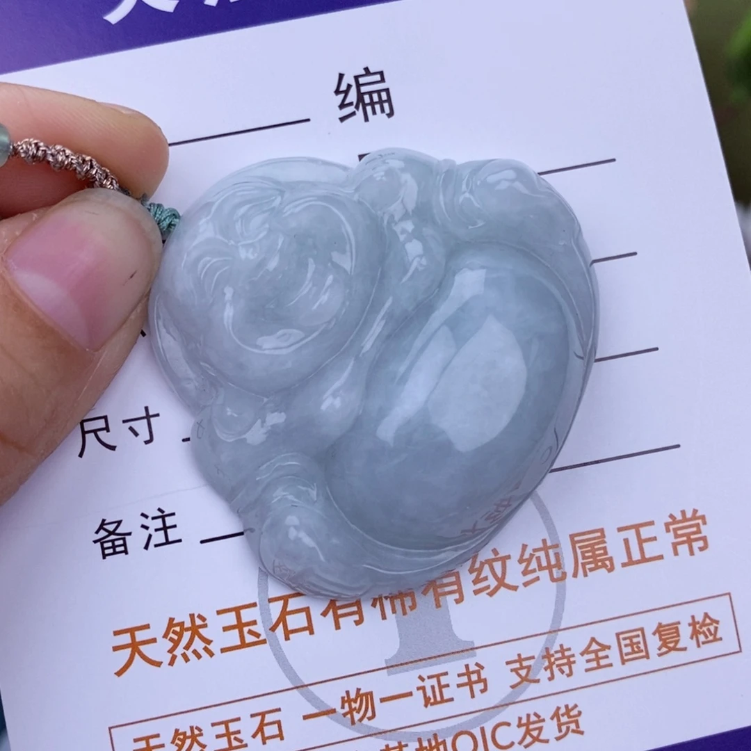 翡翠颈饰未镶嵌佛公