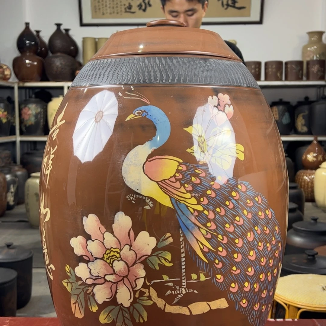 微瑕30饼茶缸纯手工阴刻阳填