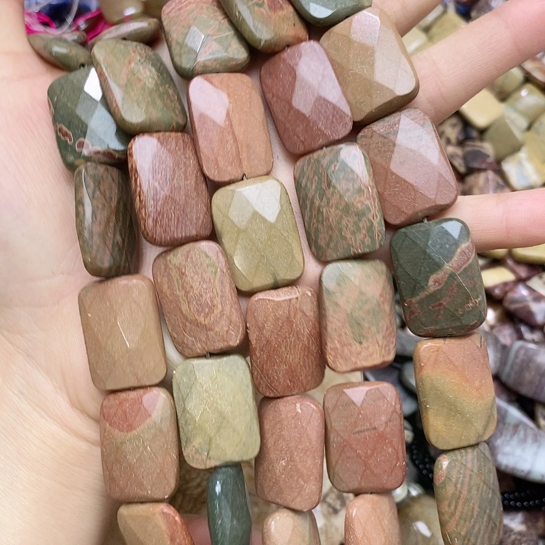 未镶嵌玛瑙/玉髓珠宝半成品片片一条
