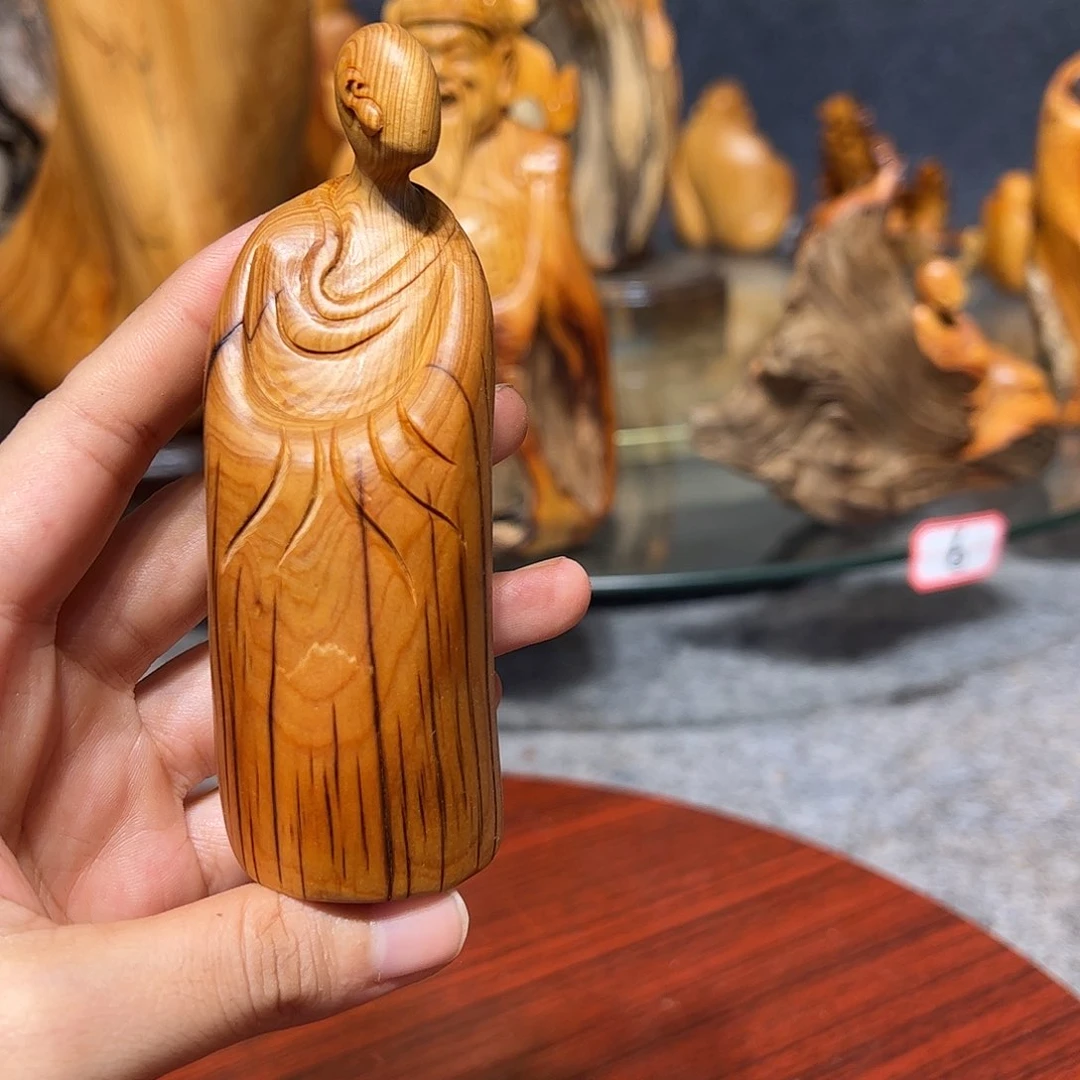 柏木崖柏木手把件摆件