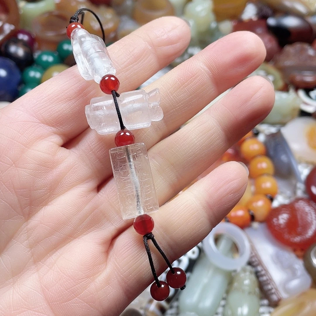 水晶挂件可以未镶嵌