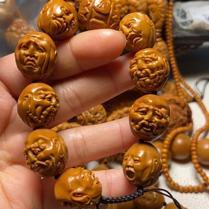 【闪购商品】橄榄核手串/手链须派罗汉1.8