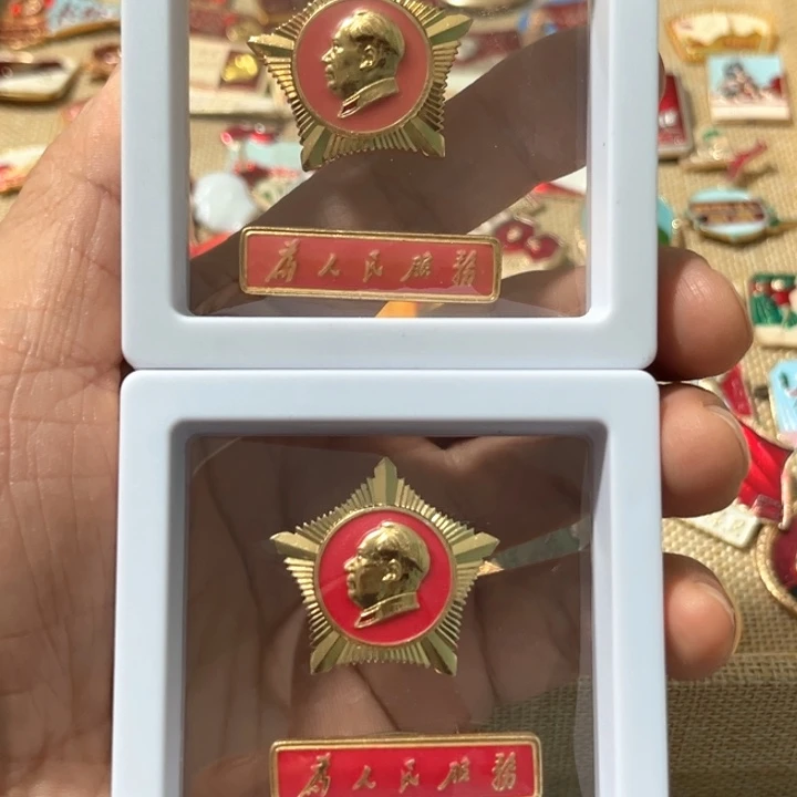 美***美其他普通金属普通纪念章星条2套