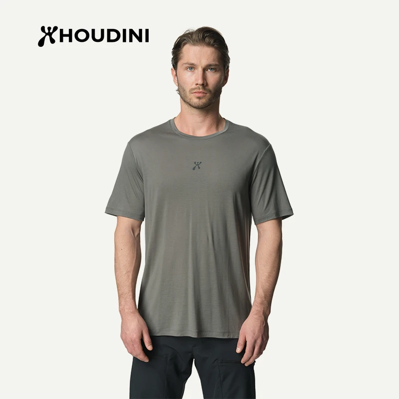 HOUDINI/胡丁尼Tree Message树语 休闲圆领舒适宽松 速干T恤 男