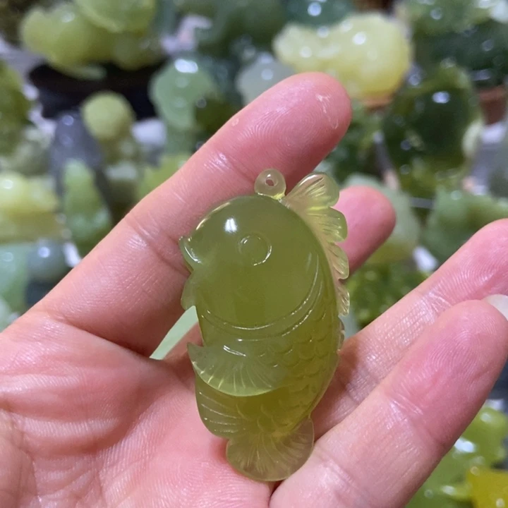 【闪购商品】未镶嵌蛇纹石玉挂件