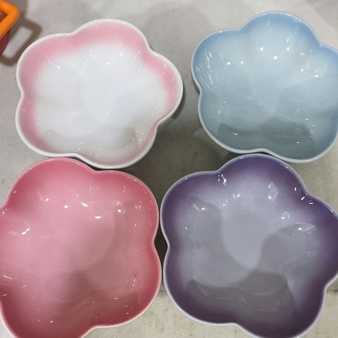 瓷片微瑕陶瓷餐具2个装精品