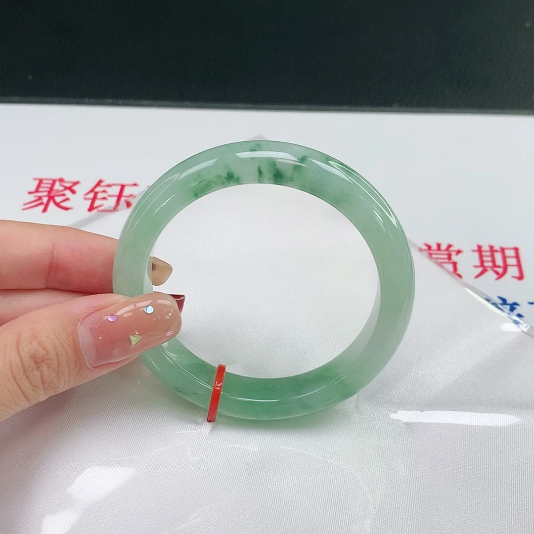 未镶嵌手镯翡翠我****！天然翡翠A货124