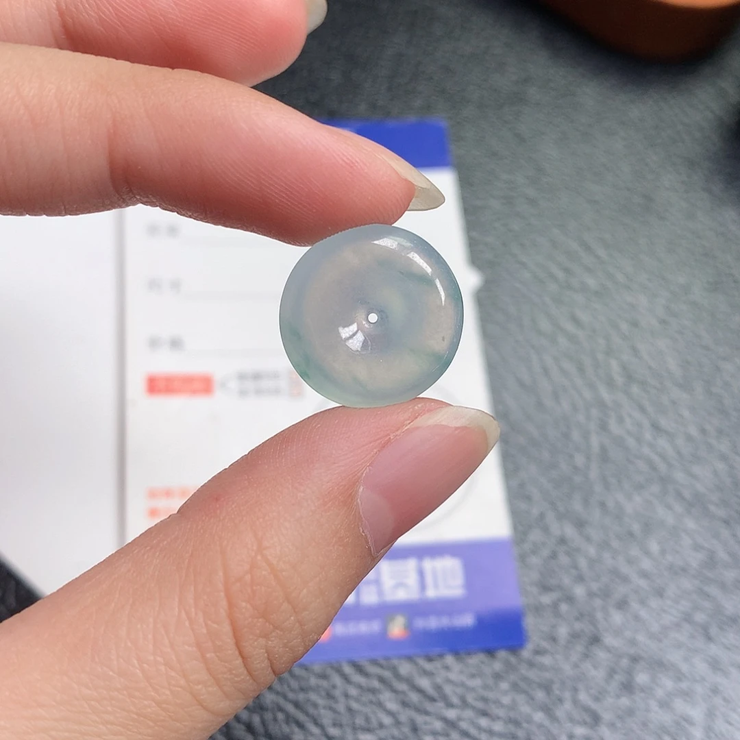 翡翠裸石缅甸天然A货翡翠冰种平安扣