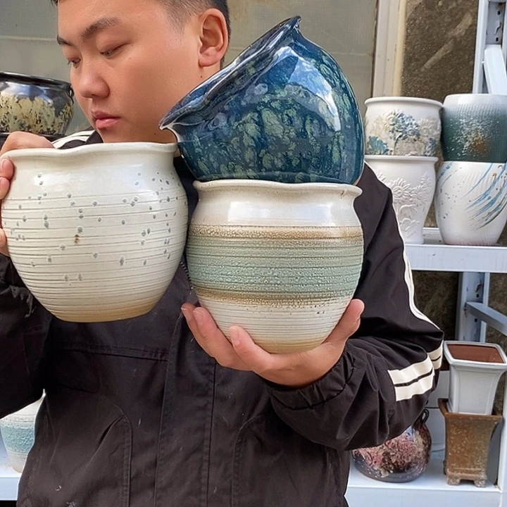 花盆紫砂口15高15克福利