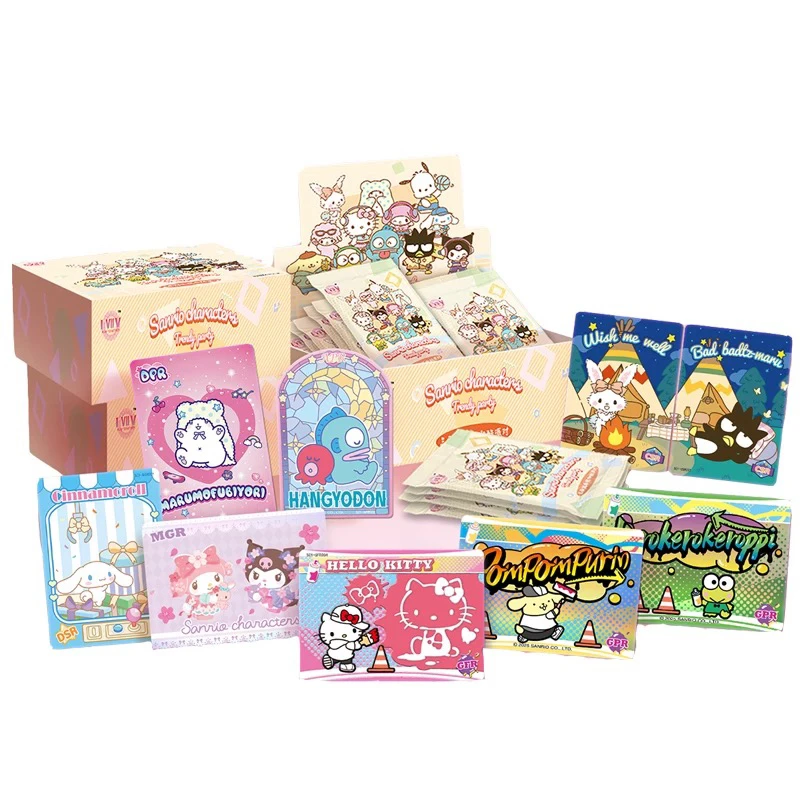 【平拆/玩法】一起玩儿三丽鸥家族潮酷派对第一弹2元包集换收藏卡