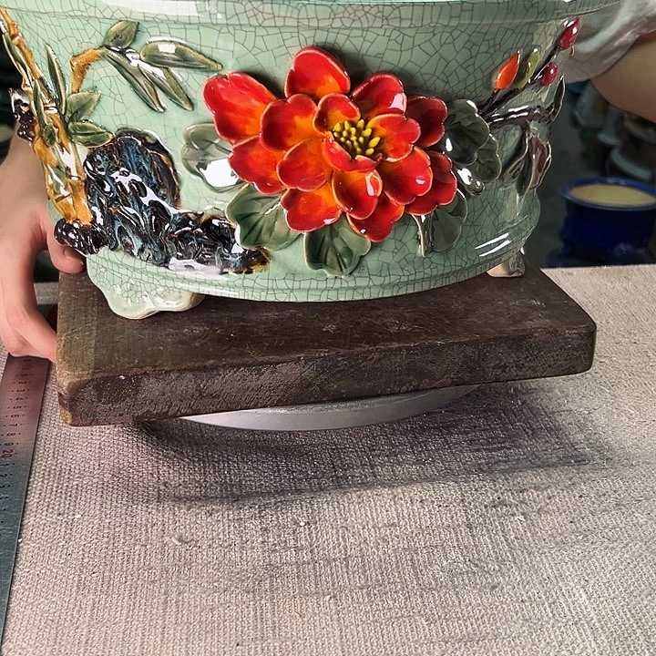 泳坤堂石湾盆陶瓷