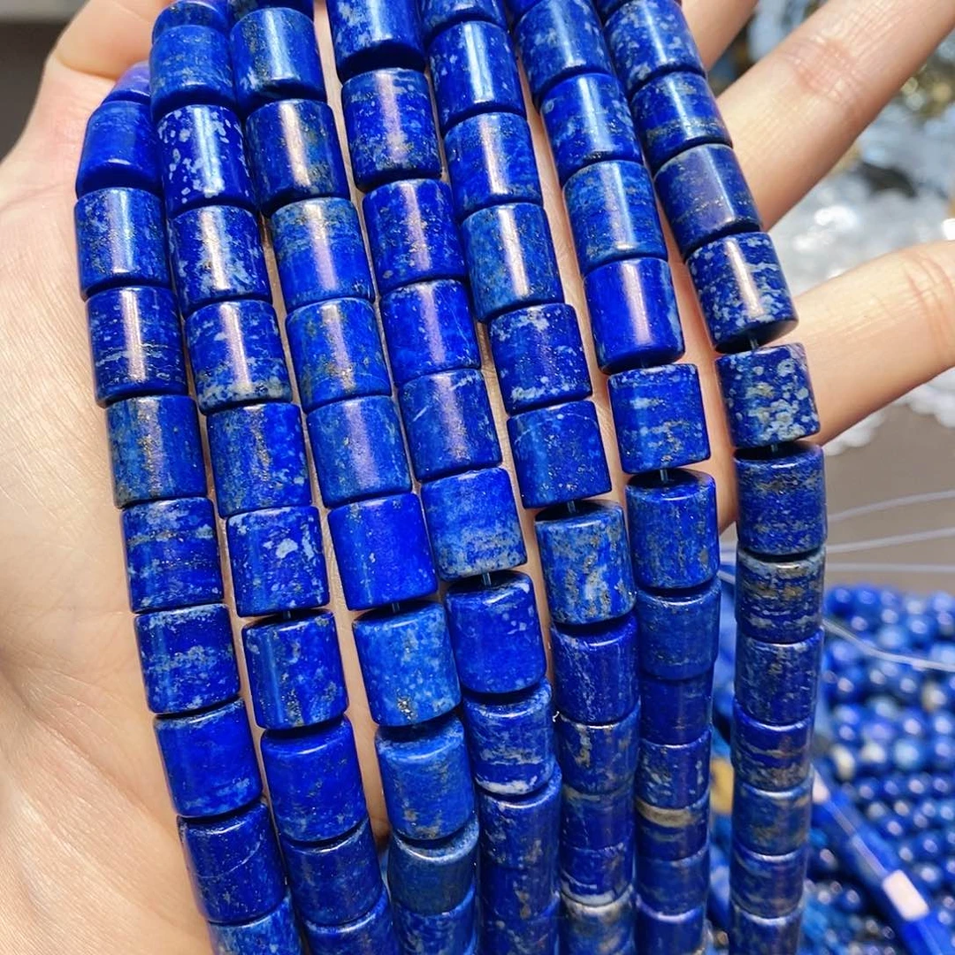 玛瑙/玉髓散珠10✖️11mm青金炮仗一条