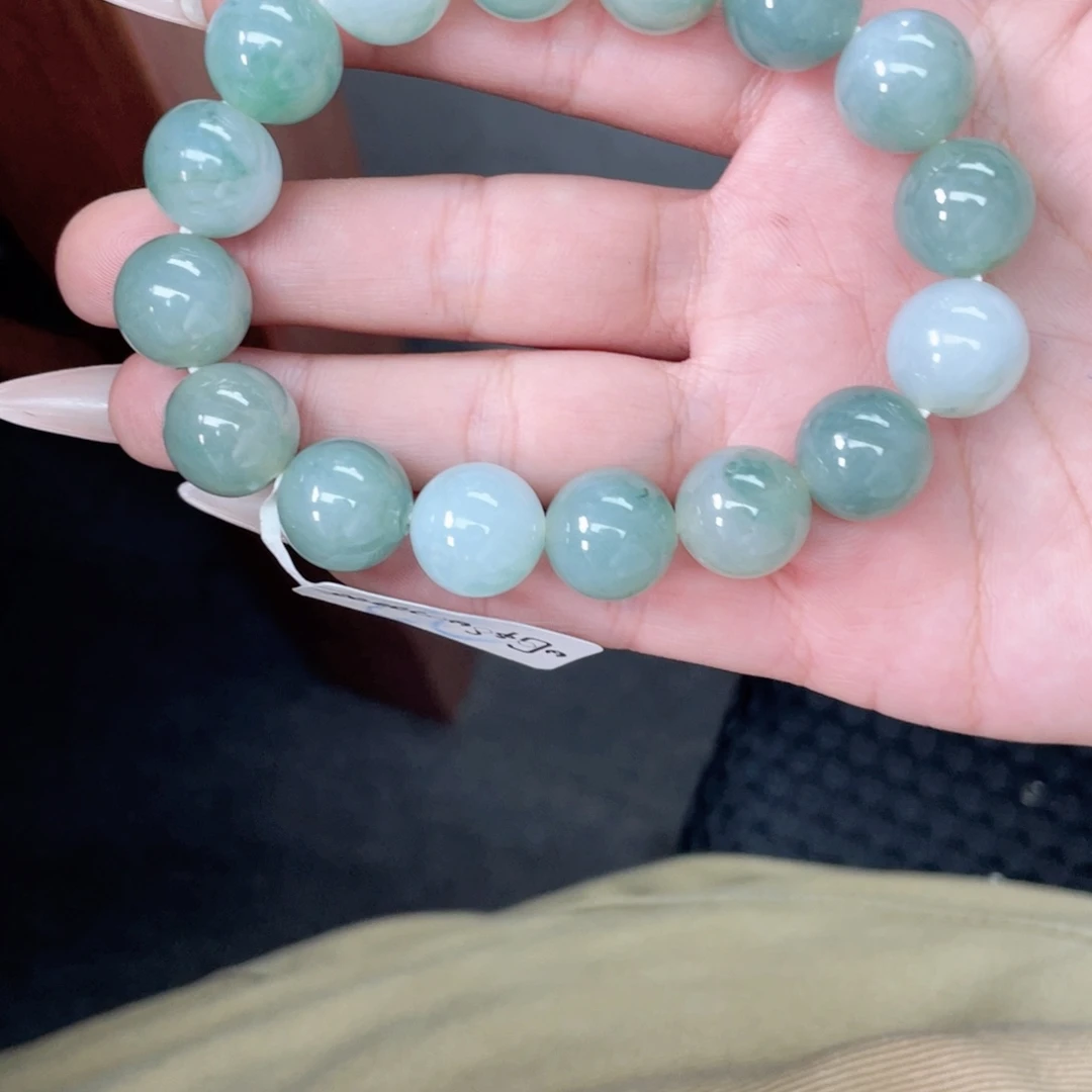 未镶嵌定制翡翠珠串