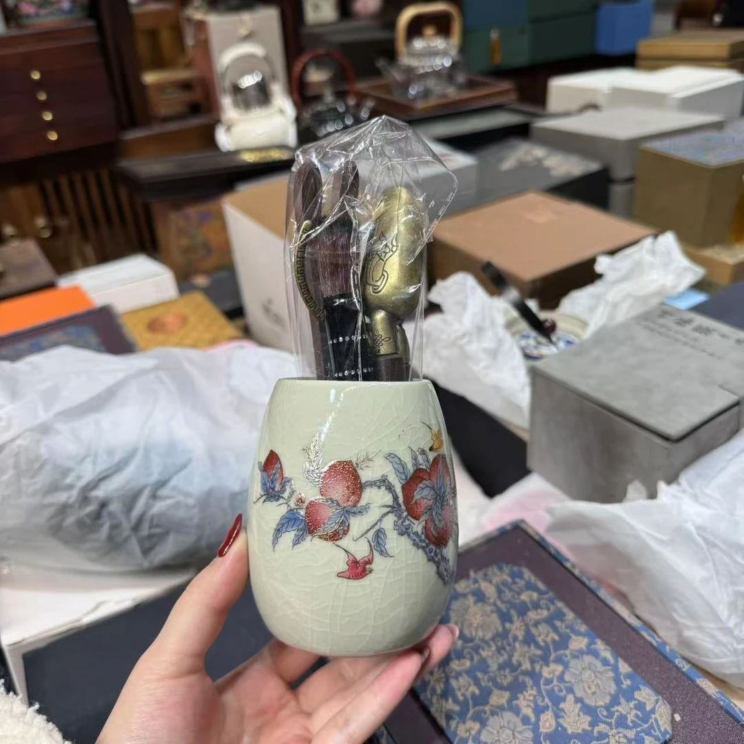 汝窑开片茶道六君子 MC023