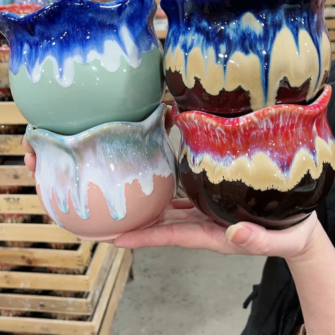 【闪购商品】陶瓷陶瓷多肉植物花盆