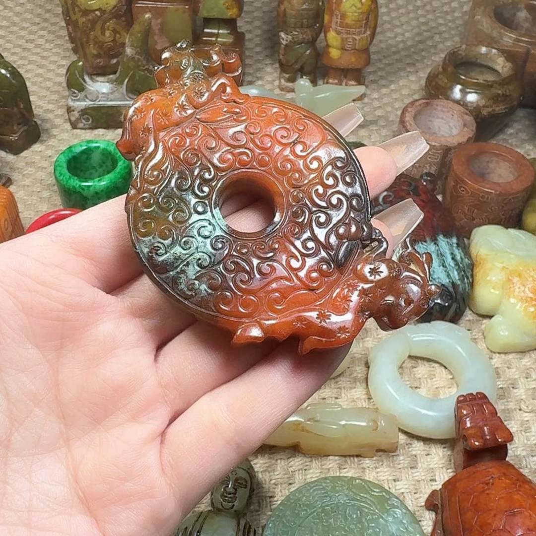 白玉菩提吊坠挂件